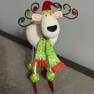 Pier 1 Holiday Reindeer with Red and Green Accents